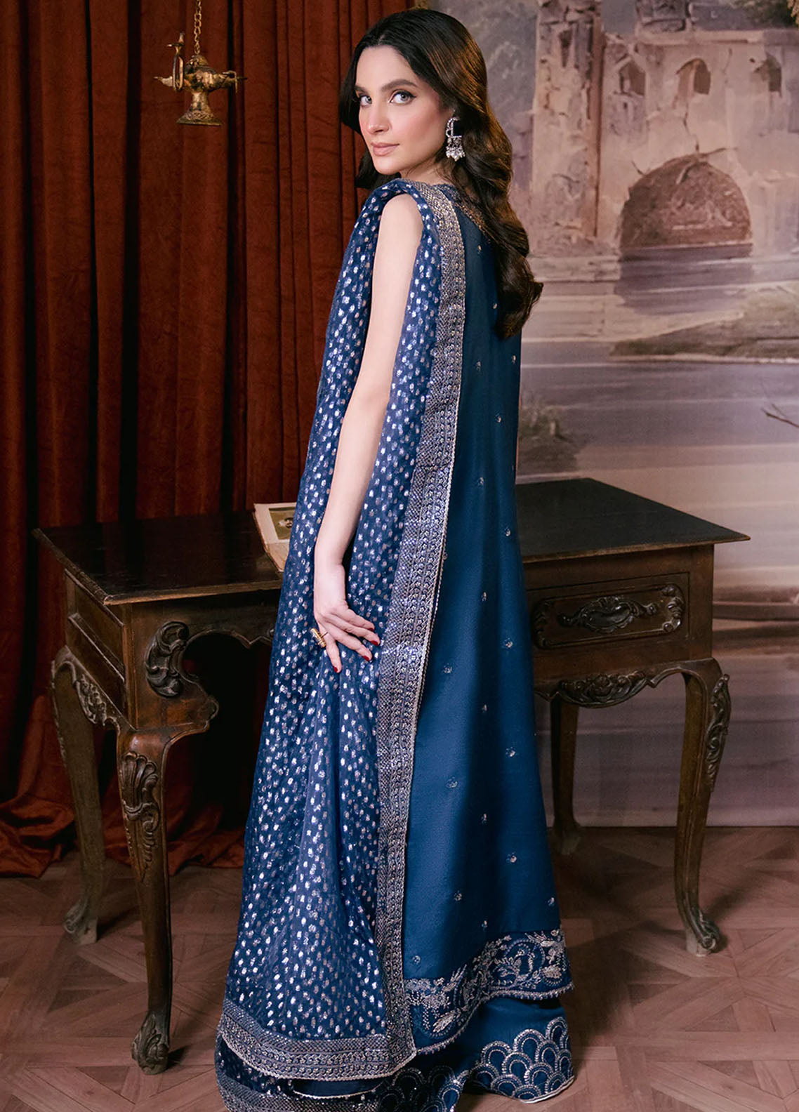 Shagun by Neeshay Unstitched Raw Silk Collection 2024 Mehrunissa