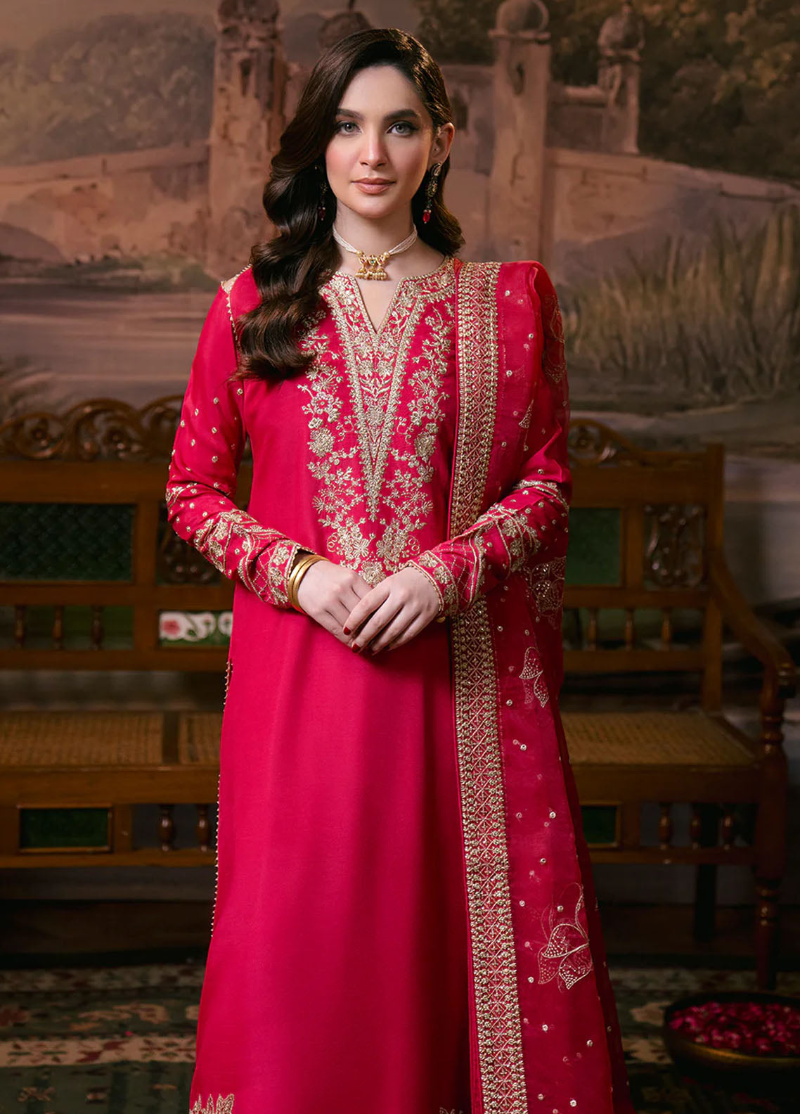 Shagun by Neeshay Unstitched Raw Silk Collection 2024 Nargis