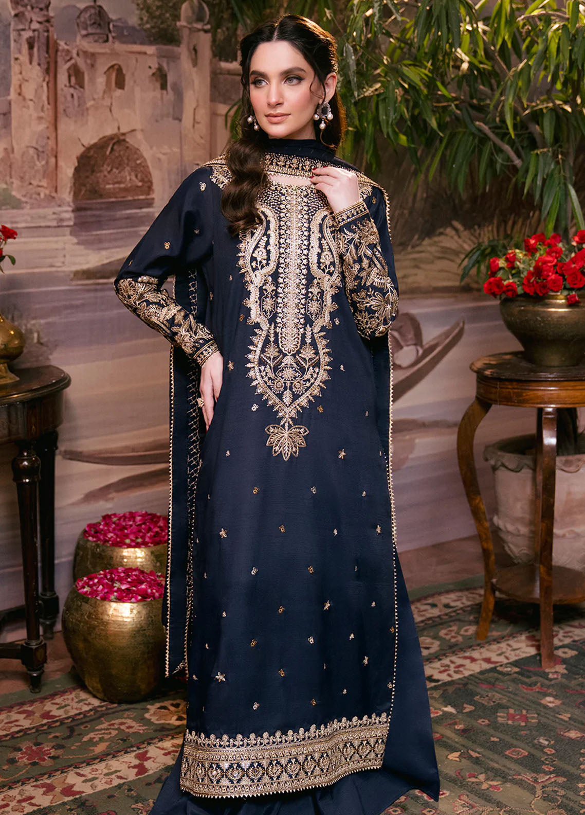 Shagun by Neeshay Unstitched Raw Silk Collection 2024 Aabroo