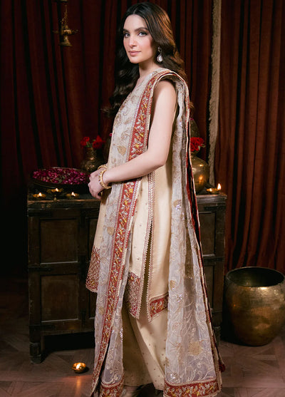 Shagun by Neeshay Unstitched Raw Silk Collection 2024 Roshni