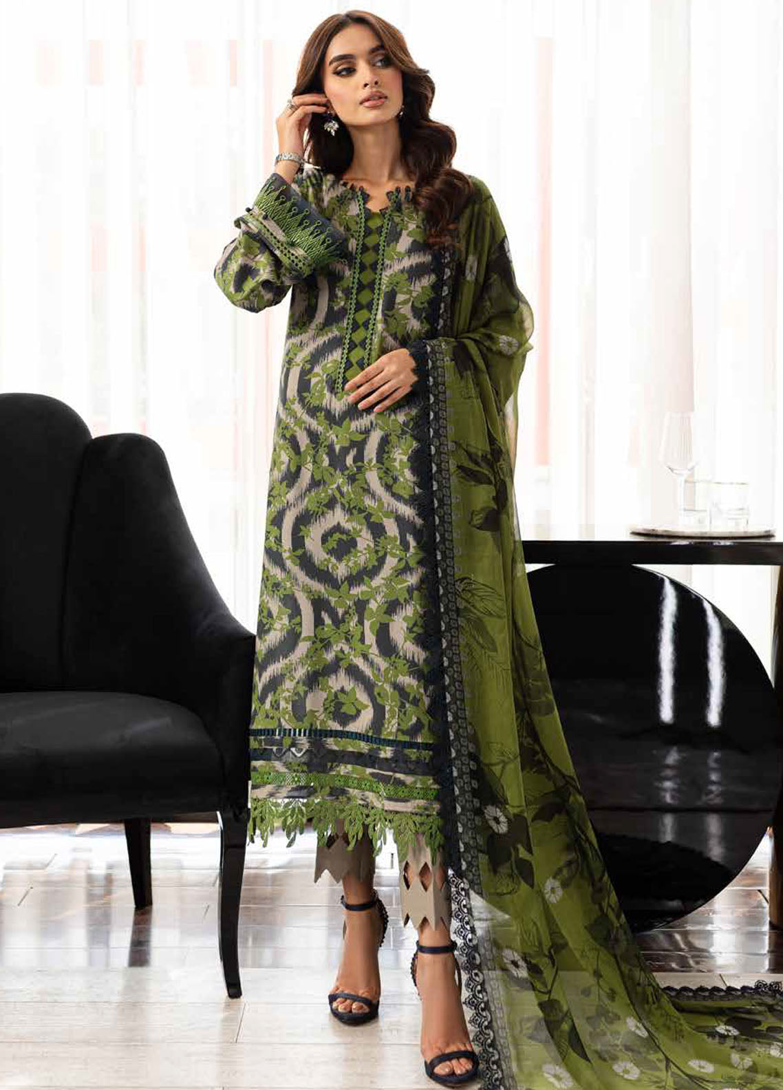 Signature Prints By Nureh Unstitched Printed Viscose Collection 2024 SP-1 24