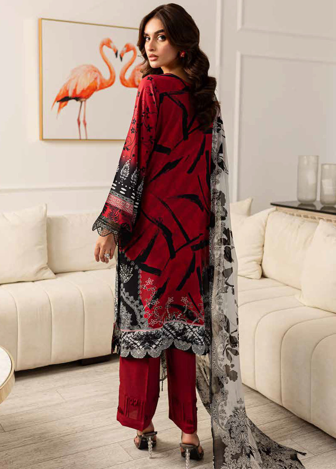 Signature Prints By Nureh Unstitched Printed Viscose Collection 2024 SP-1 25