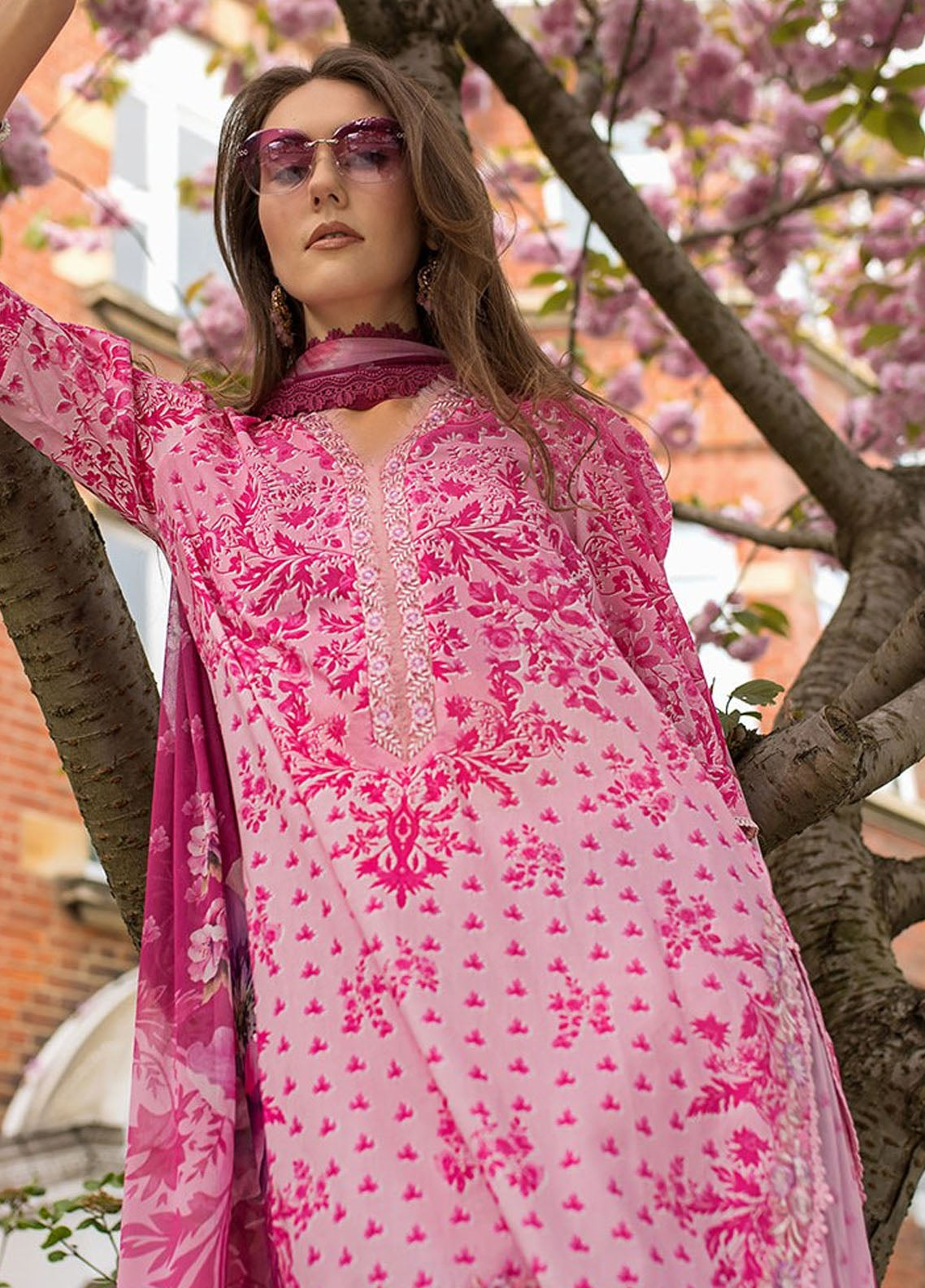 SN Basics by Sobia Nazir Embroidered Lawn Suits Unstitched 3 Piece SN25SB D-1 A
