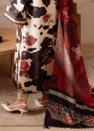 Signature Prints by Nureh Unstitched Printed Marina with wool shawl Suits 3 Piece NU25PW SP-182 - Winter Collection