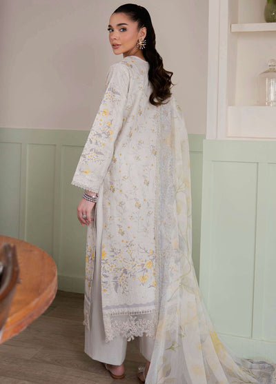 Summer Lines by Neeshay Embroidered Lawn Suits Unstitched 3 Piece NSH25SL Cloud Veil