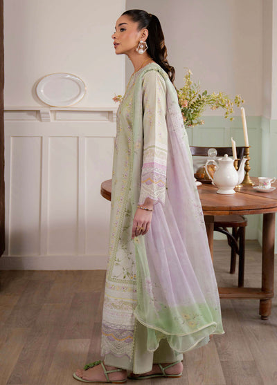 Summer Lines by Neeshay Embroidered Lawn Suits Unstitched 3 Piece NSH25SL Spring Fern