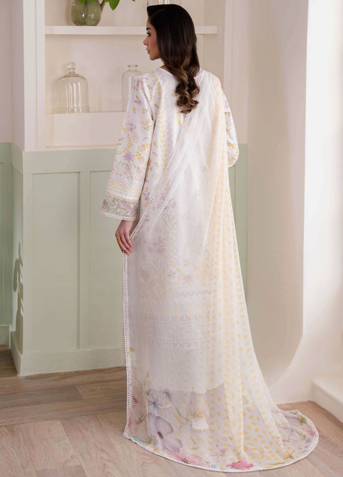 Summer Lines by Neeshay Embroidered Lawn Suits Unstitched 3 Piece NSH25SL Bloom Theory