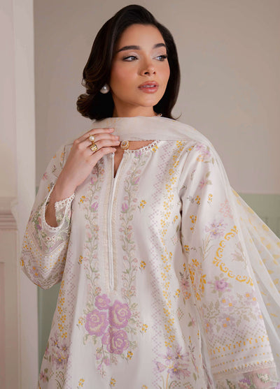 Summer Lines by Neeshay Embroidered Lawn Suits Unstitched 3 Piece NSH25SL Bloom Theory