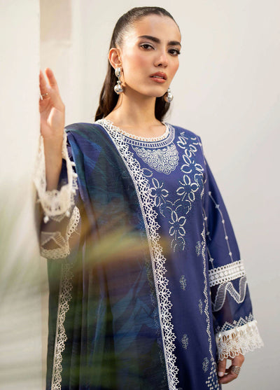 Saad Shaikh Luxury Eid Lawn Collection 2024 Tawny