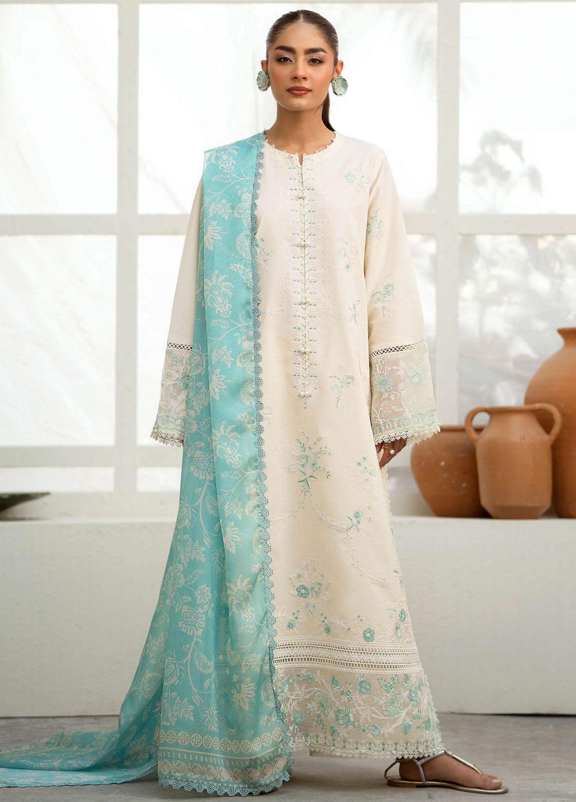 Saad Shaikh Luxury Eid Lawn Collection 2024 Zuruj