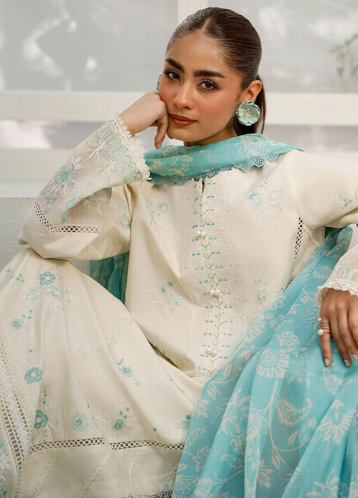 Saad Shaikh Luxury Eid Lawn Collection 2024 Zuruj