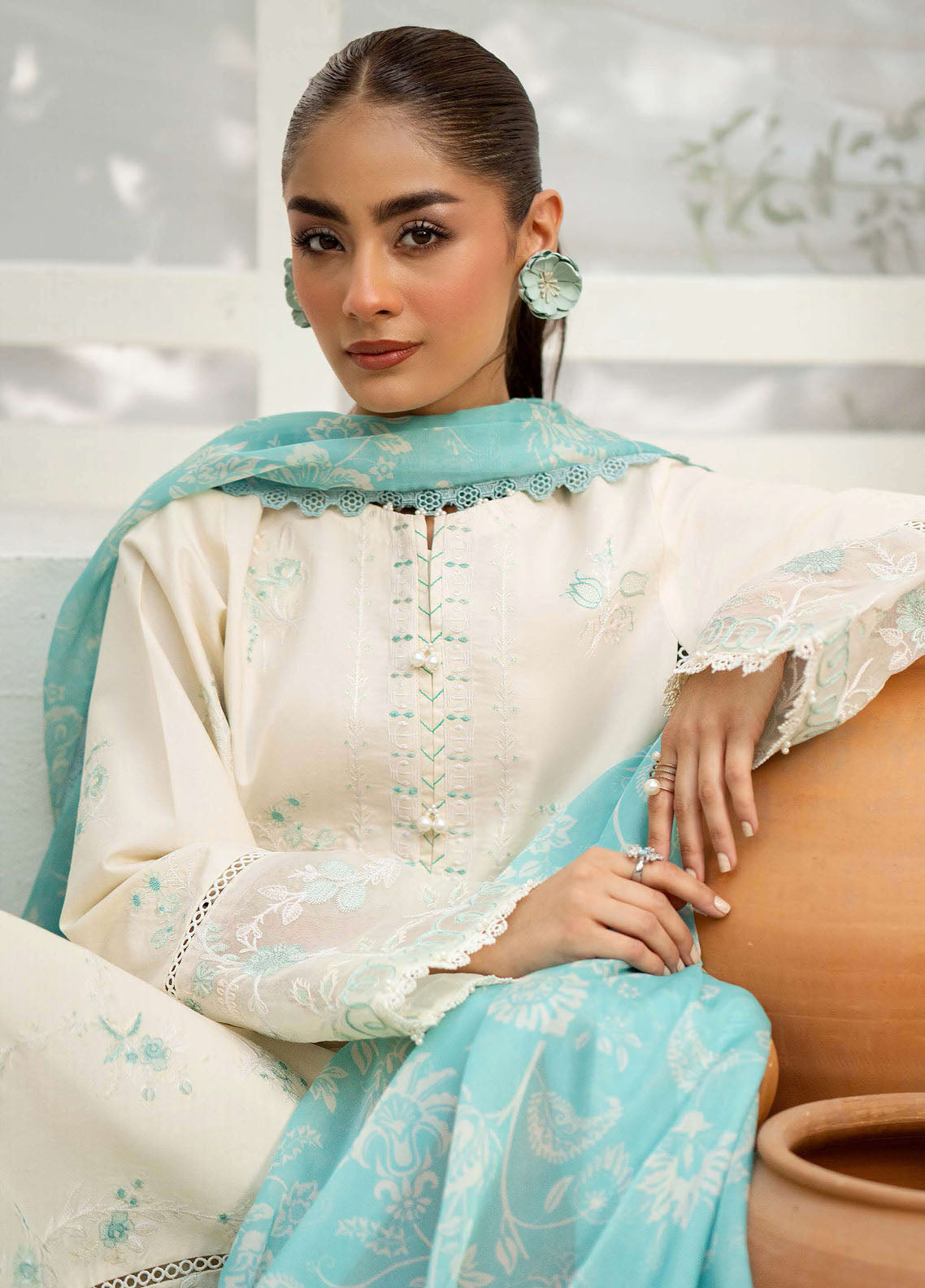 Saad Shaikh Luxury Eid Lawn Collection 2024 Zuruj