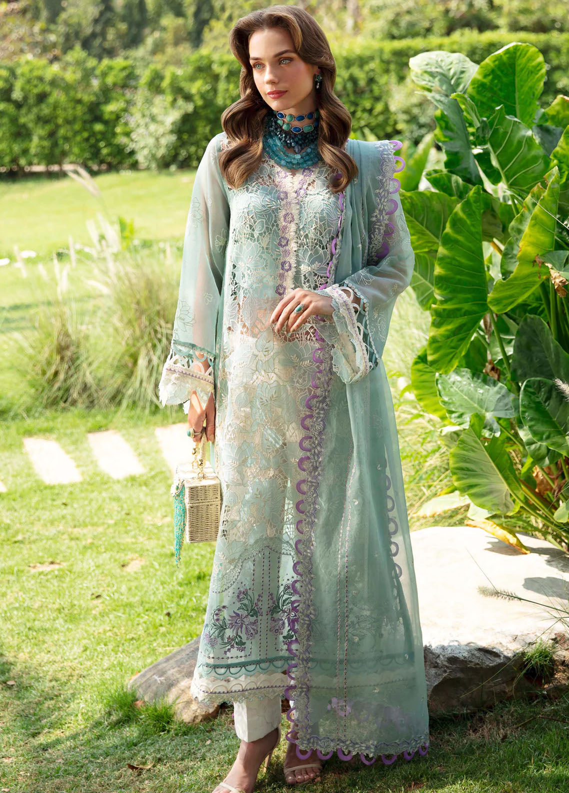 Sable Vogue Luxury Lawn Collection 2024 SL-02-24 Afroz