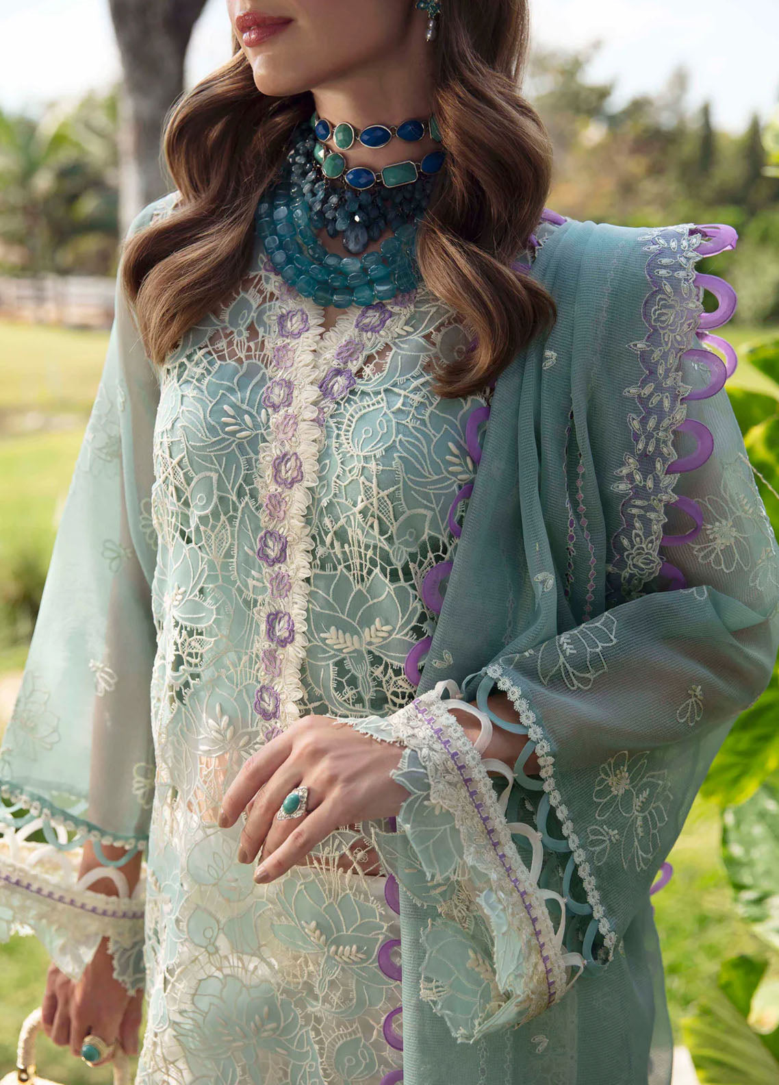 Sable Vogue Luxury Lawn Collection 2024 SL-02-24 Afroz