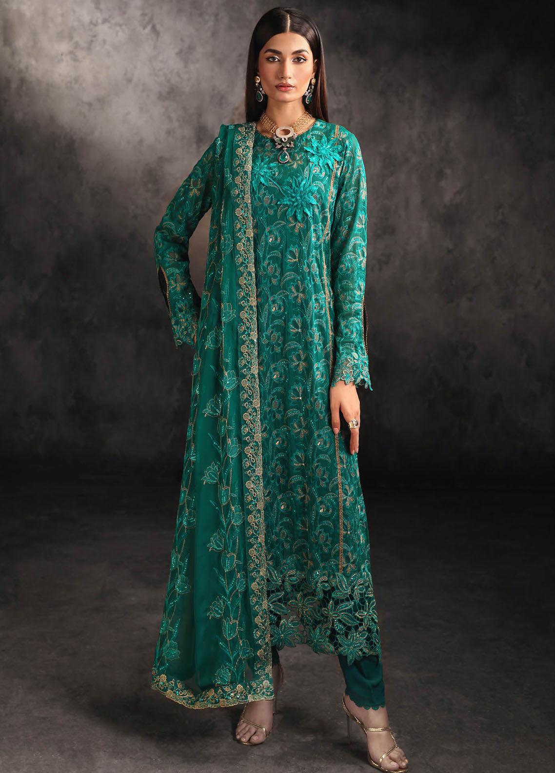 Sage By Rajbari Unstitched Formal Edit 2024 D-01 Opulance