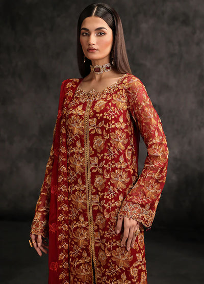 Sage By Rajbari Unstitched Formal Edit 2024 D-07 Rouge