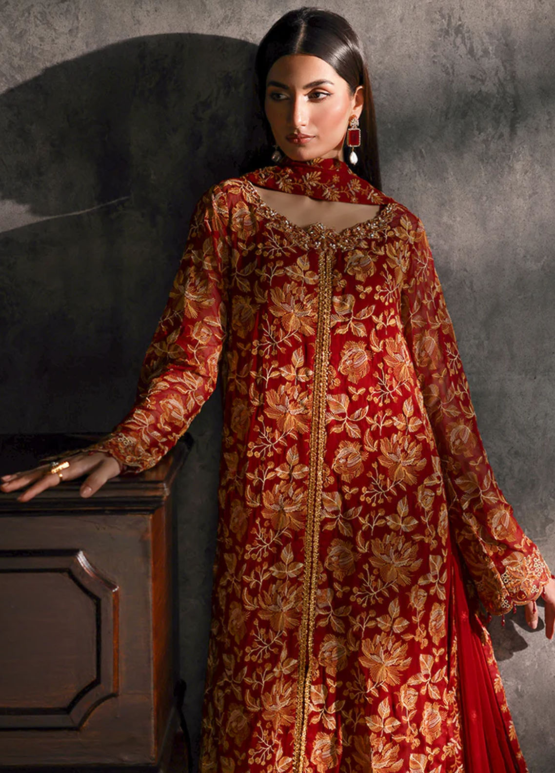 Sage By Rajbari Unstitched Formal Edit 2024 D-07 Rouge