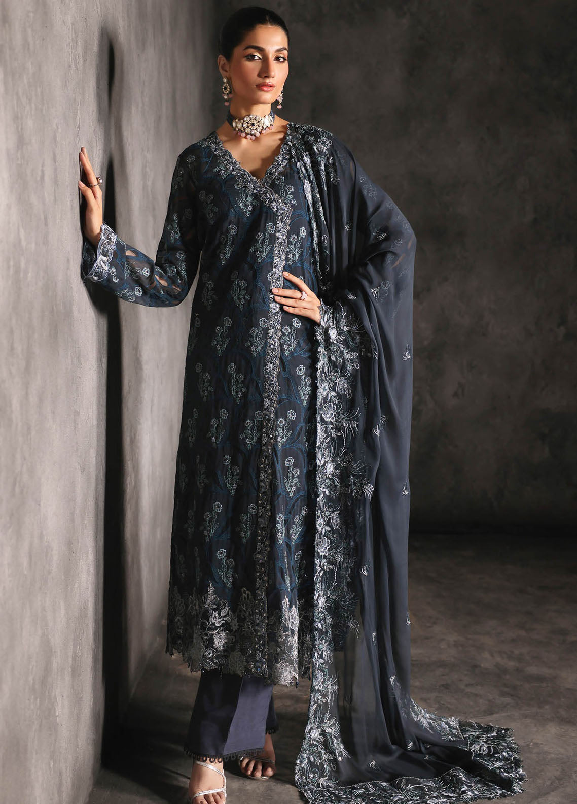 Sage By Rajbari Unstitched Formal Edit 2024 D-02 Seran