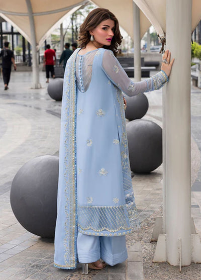 Sahane Embroidered Chiffon Suits Unstitched 3 Piece CT 25001 First Rain