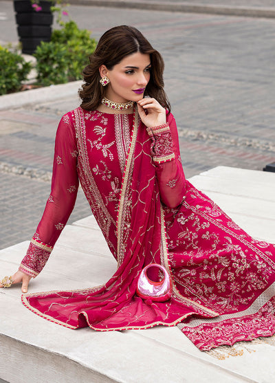 Sahane Embroidered Chiffon Suits Unstitched 3 Piece CT 25003 Dousee
