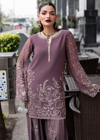 Sahane Embroidered Chiffon Suits Unstitched 3 Piece CT 25005 Roseate