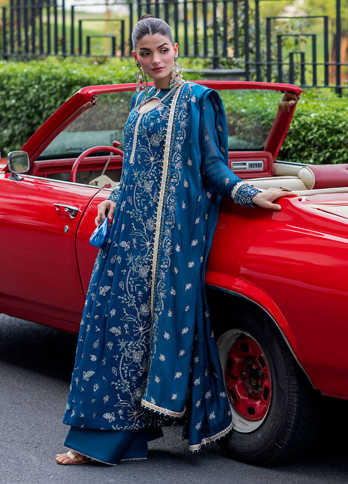 Sahane Embroidered Chiffon Suits Unstitched 3 Piece CT 25008 Breeze