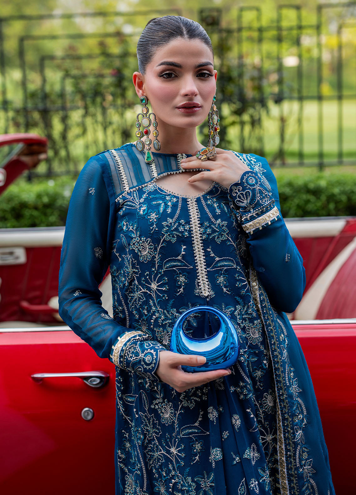 Sahane Embroidered Chiffon Suits Unstitched 3 Piece CT 25008 Breeze