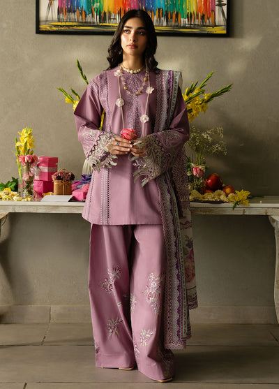 Sahane Embroidered Lawn Suits Unstitched 3 Piece SNE25IL CT-21003 Lilaia