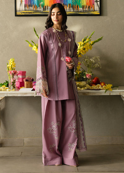 Sahane Embroidered Lawn Suits Unstitched 3 Piece SNE25IL CT-21003 Lilaia