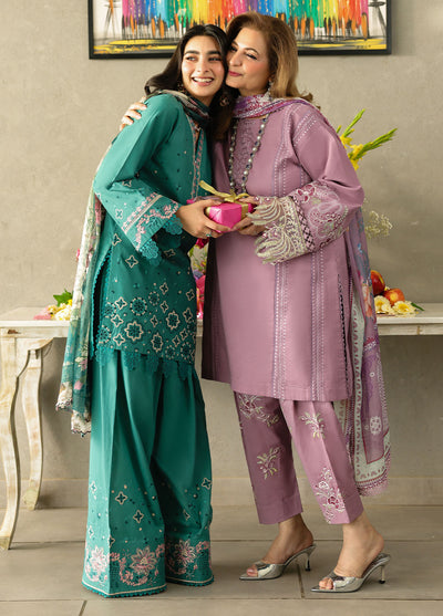 Sahane Embroidered Lawn Suits Unstitched 3 Piece SNE25IL CT-21003 Lilaia