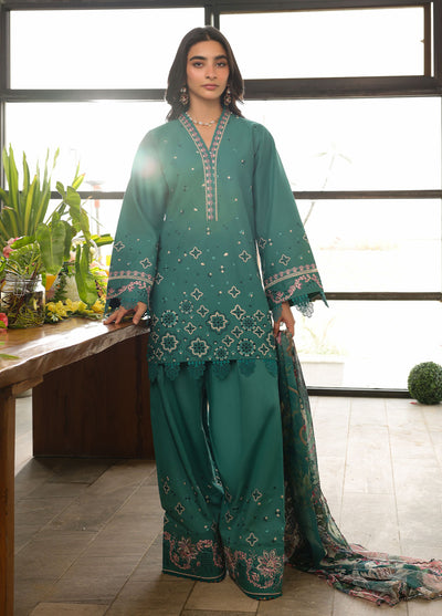 Sahane Embroidered Lawn Suits Unstitched 3 Piece SNE25IL CT-21004 Ameta