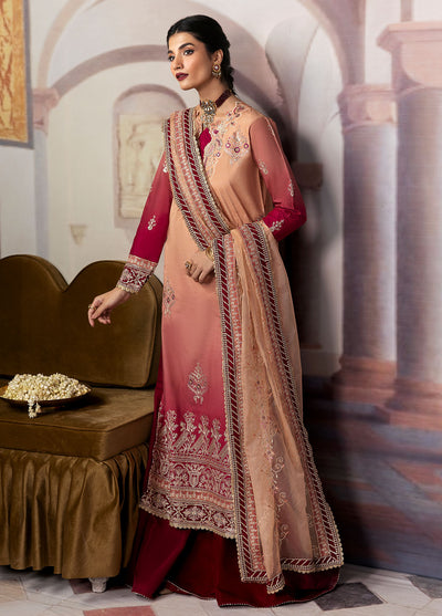 Sahane There She Glows Luxury Raw Silk Collection 2024 TSG-08 Ember