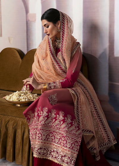 Sahane There She Glows Luxury Raw Silk Collection 2024 TSG-08 Ember