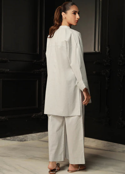Sahar Pret Casual Cotton 2 Piece Suit SAWCS-V3-03 Celestial