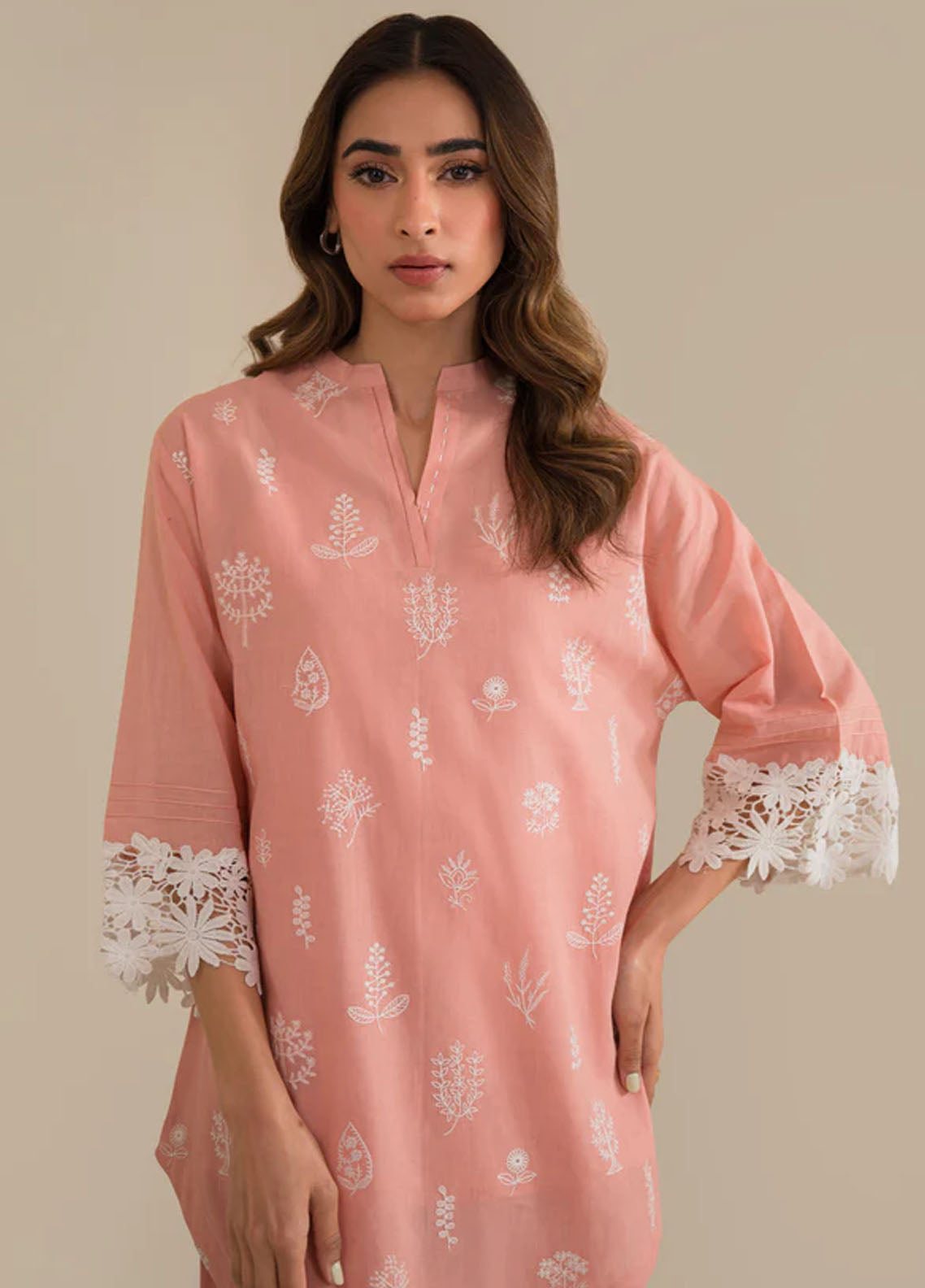 Sahar Pret Embroidered Cambric 2 Piece Suit SSCK-ZH-01 Flora