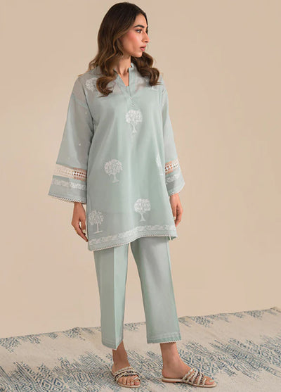 Sahar Pret Embroidered Cambric 2 Piece Suit SSCK-ZH-03 Swan