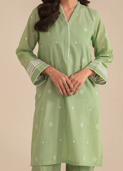 Sahar Pret Embroidered Cambric 2 Piece Suit SSCK-ZH-07 Mint