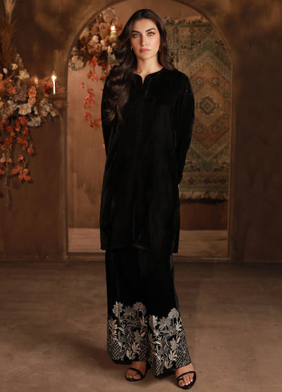 Sahar Pret Embroidered Velvet 2 Piece Suit Mystique