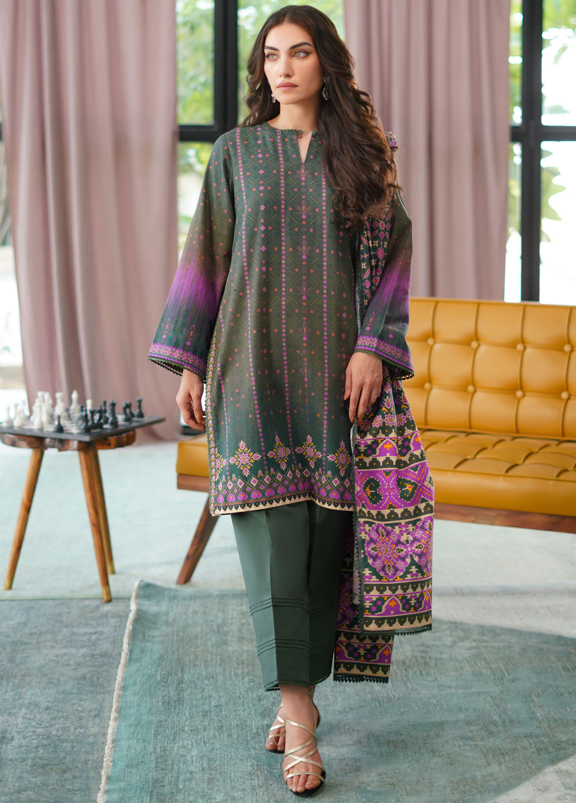 Sahar Unstitched Autumn Winter Collection 2024 Vol-1 KH-24-V2-06