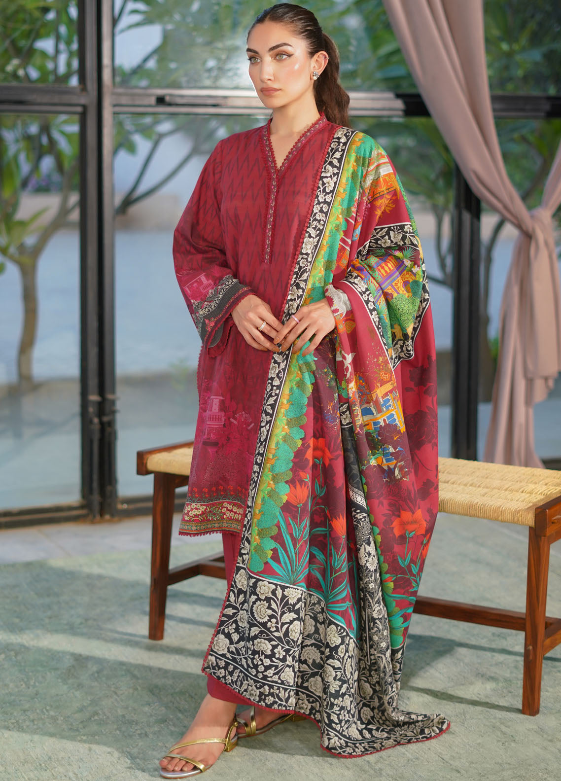 Sahar Unstitched Autumn Winter Collection 2024 Vol-1 KH-24-V2-07