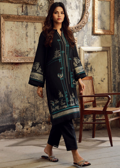 Sahar Unstitched Autum Winter Collection 2024 JV-24-V3-01 Noir Lush