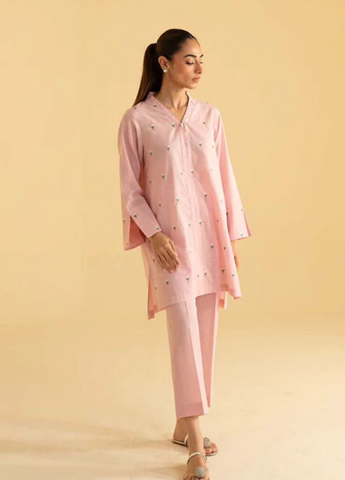 Sahar Pret Casual Cotton 2 Piece Suit Bloom