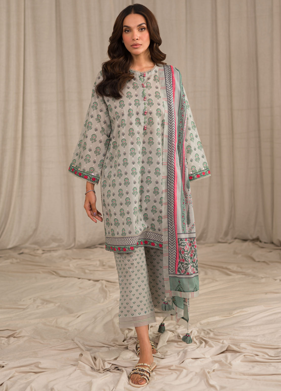 Sahar Unstitched Lawn Print Edit 2024 S24-PL-V1-01