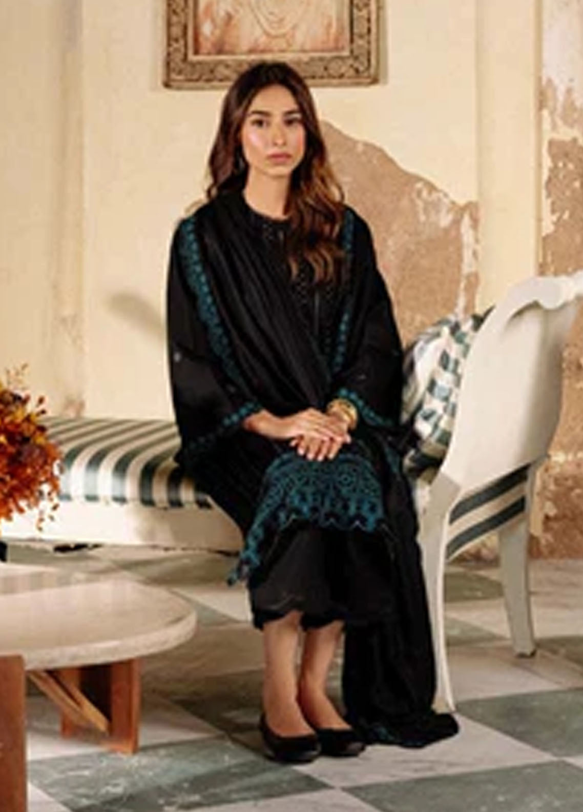 Sahar Unstitched Embroidered Khaddar Collection 2023 SKWD-V2-23-02