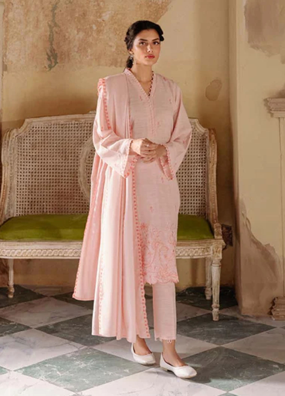 Sahar Unstitched Embroidered Khaddar Collection 2023 SKWD-V2-23-03