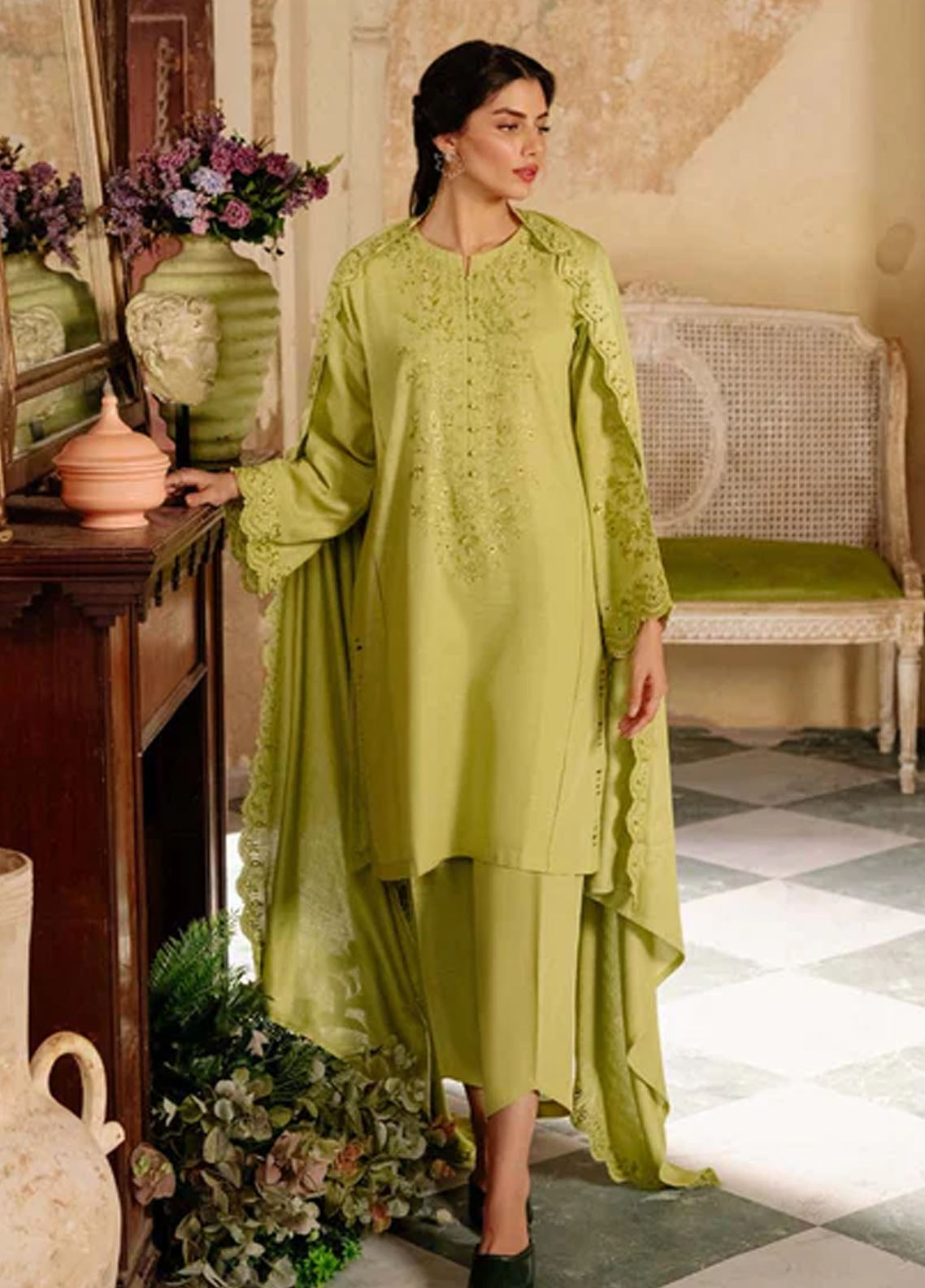 Sahar Unstitched Embroidered Khaddar Collection 2023 SKWD-V2-23-05