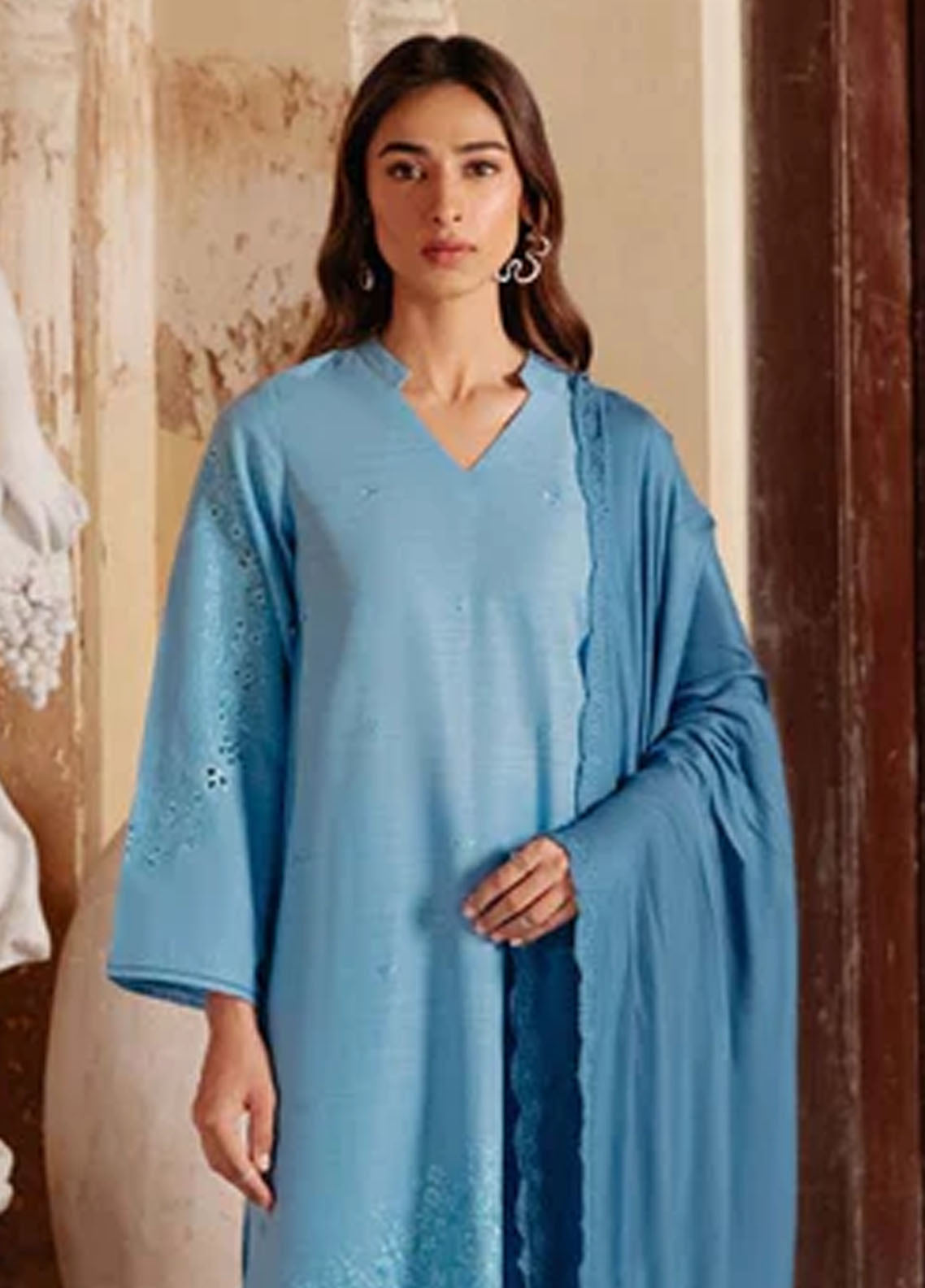 Sahar Unstitched Embroidered Khaddar Collection 2023 SKWD-V2-23-07