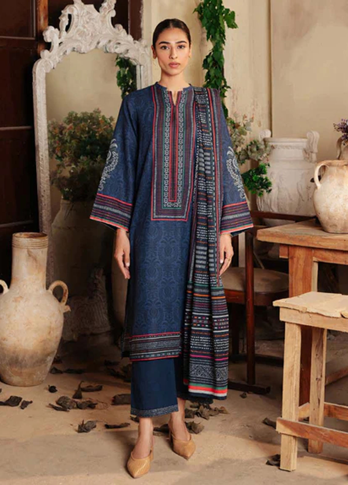 Sahar Unstitched Printed Khaddar Collection 2023 SKWP-V2-23-01