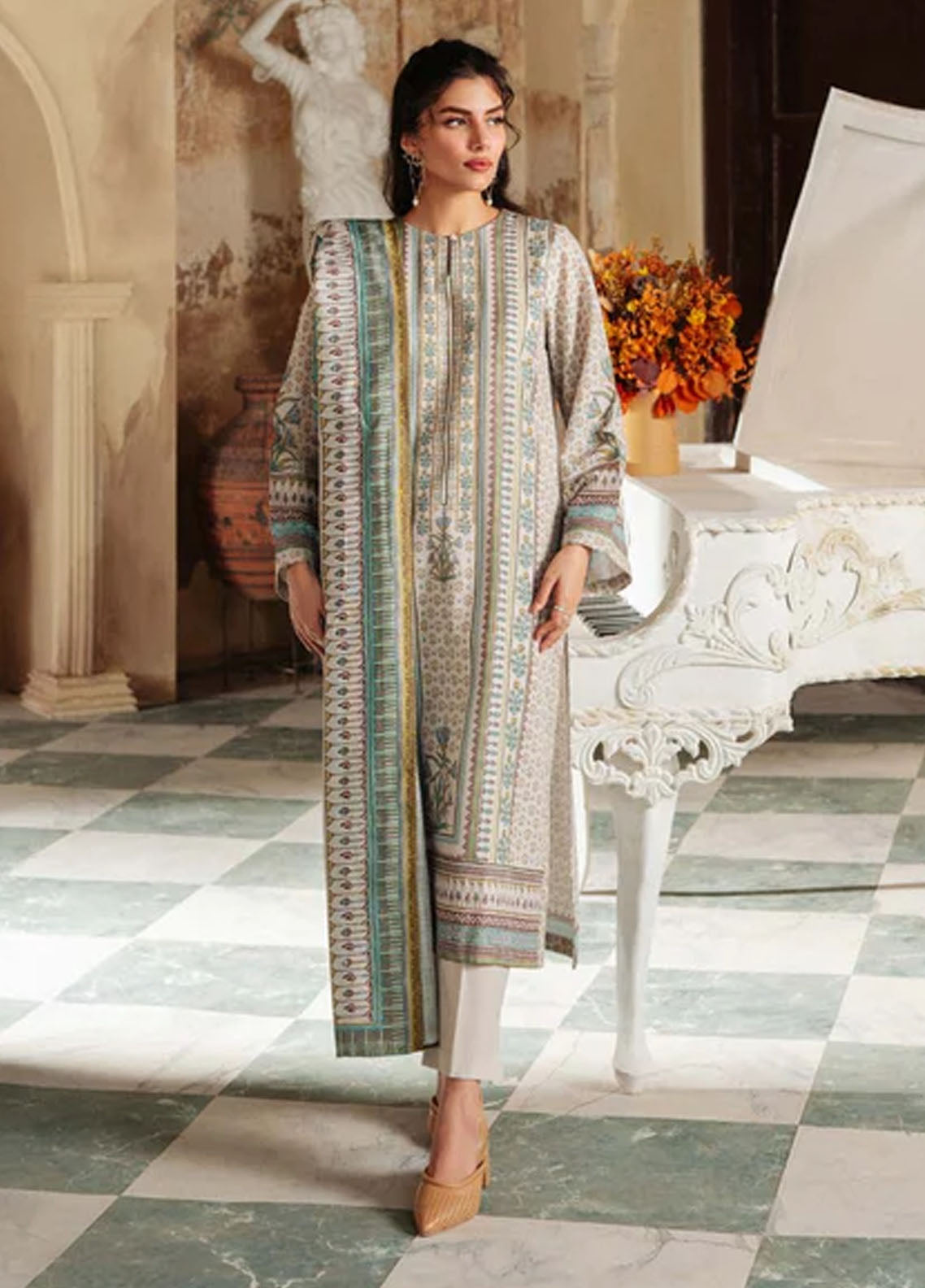 Sahar Unstitched Printed Khaddar Collection 2023 SKWP-V2-23-03