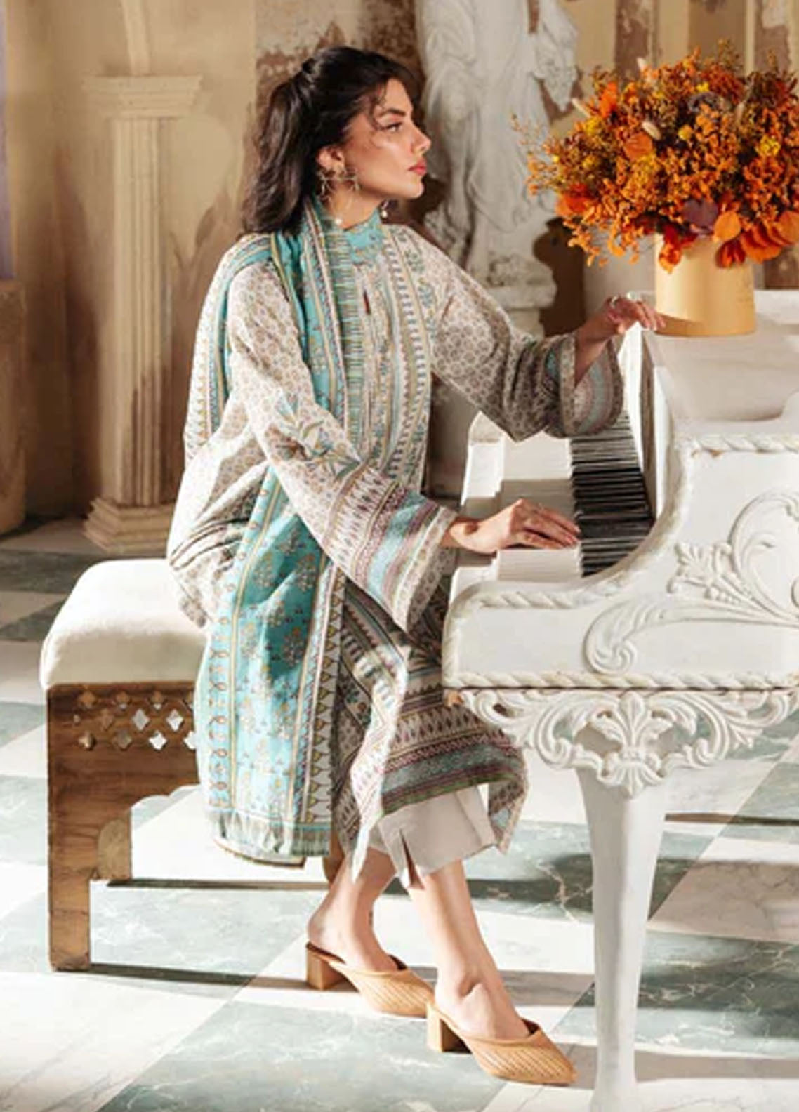 Sahar Unstitched Printed Khaddar Collection 2023 SKWP-V2-23-03